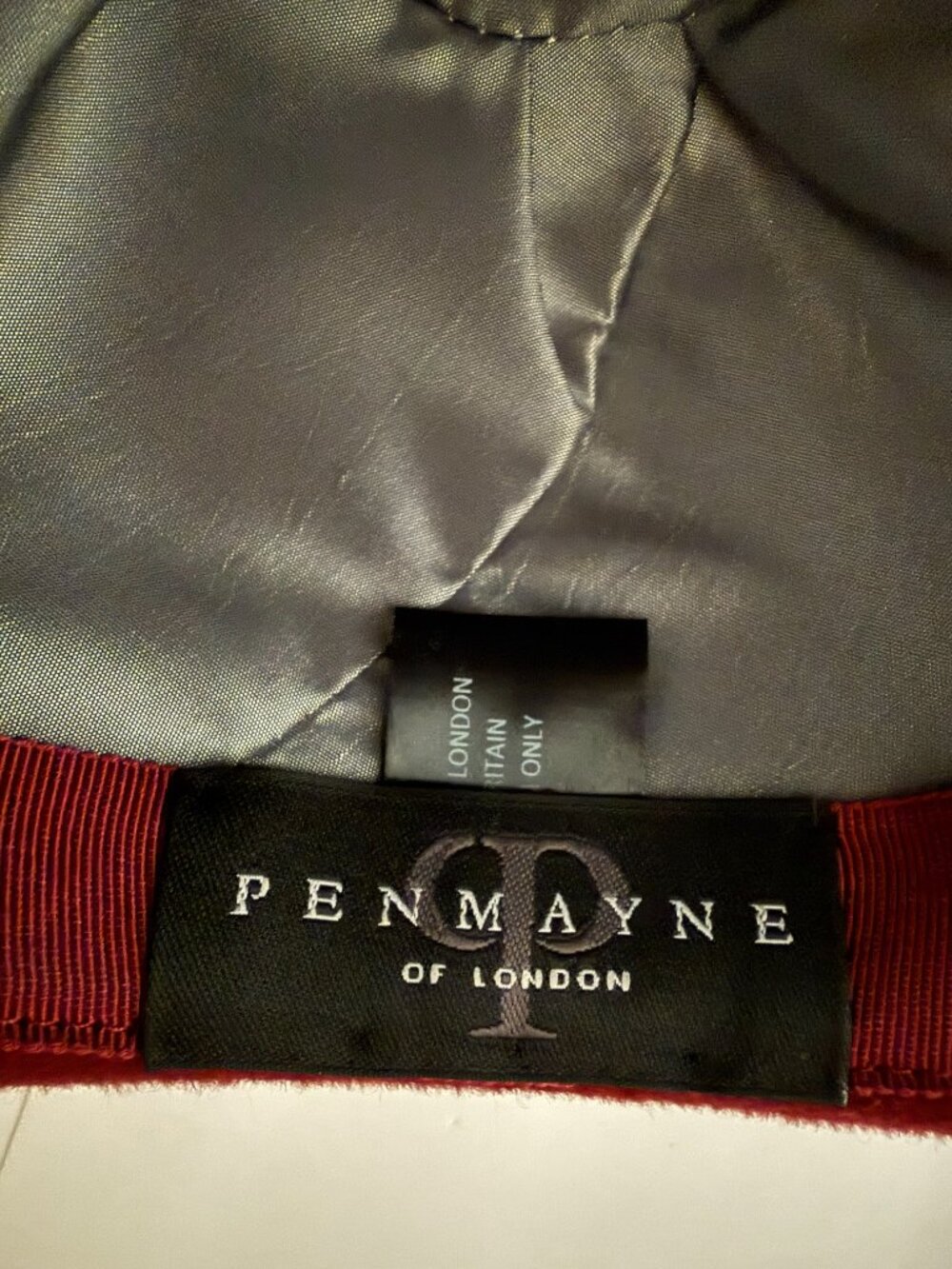 Penmayne Of London Wide-Brimmed Felt Fedora Red View 4